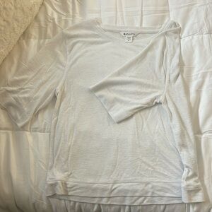 White Athleta shirt
